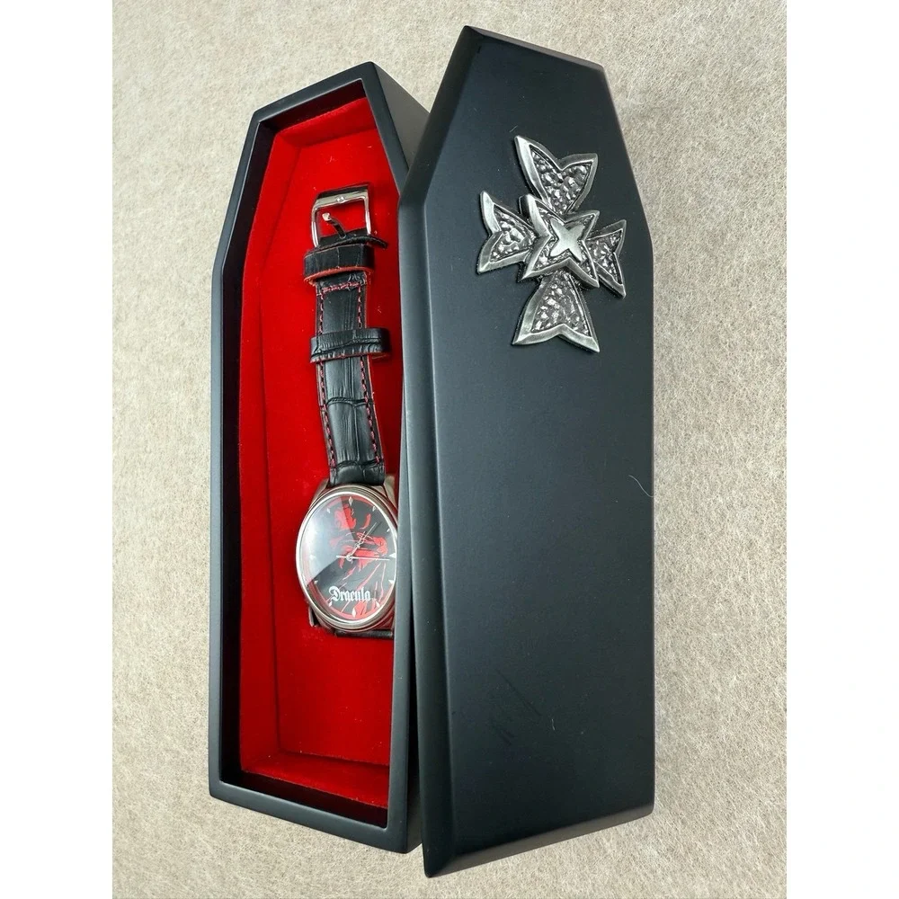 Bela Lugosi Dracula CreepyCo Jacket L & Fossil‎ Limited Watch Coffin Case Set